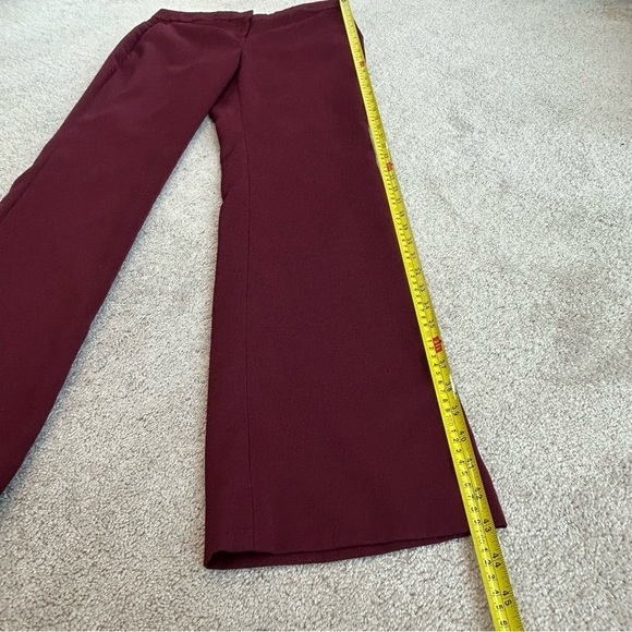 TROUVE maroon burgundy trouser dress pants Sz 4 - Picture 10 of 12